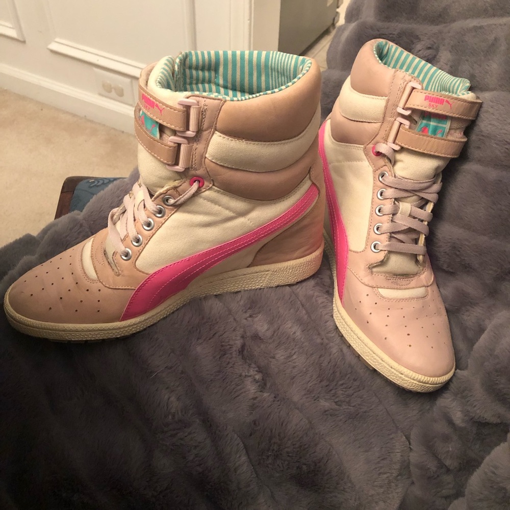 Puma sky wedge sneakers hightops